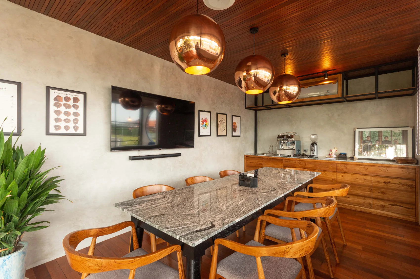 Coffee tasting and meeting room