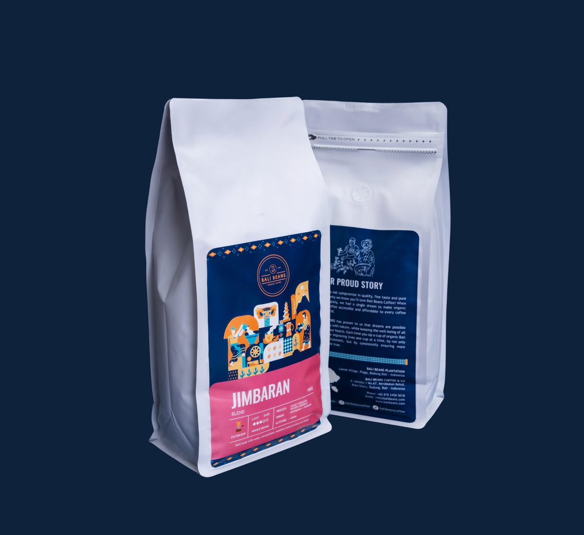 Jimbaran Blend 1 Kg - Bali Beans Signature Blend Roasted Coffee