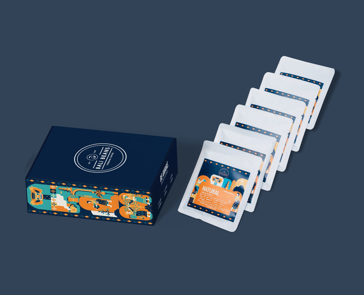 DRIP COFFEE BALI BEANS 6 VARIANT PER BOX